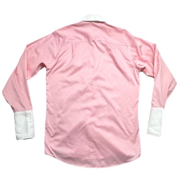 Donald Trump Dress Shirt Mens Pink French Cuff Signature Collection 14.5 32/33 - Picture 9 of 9
